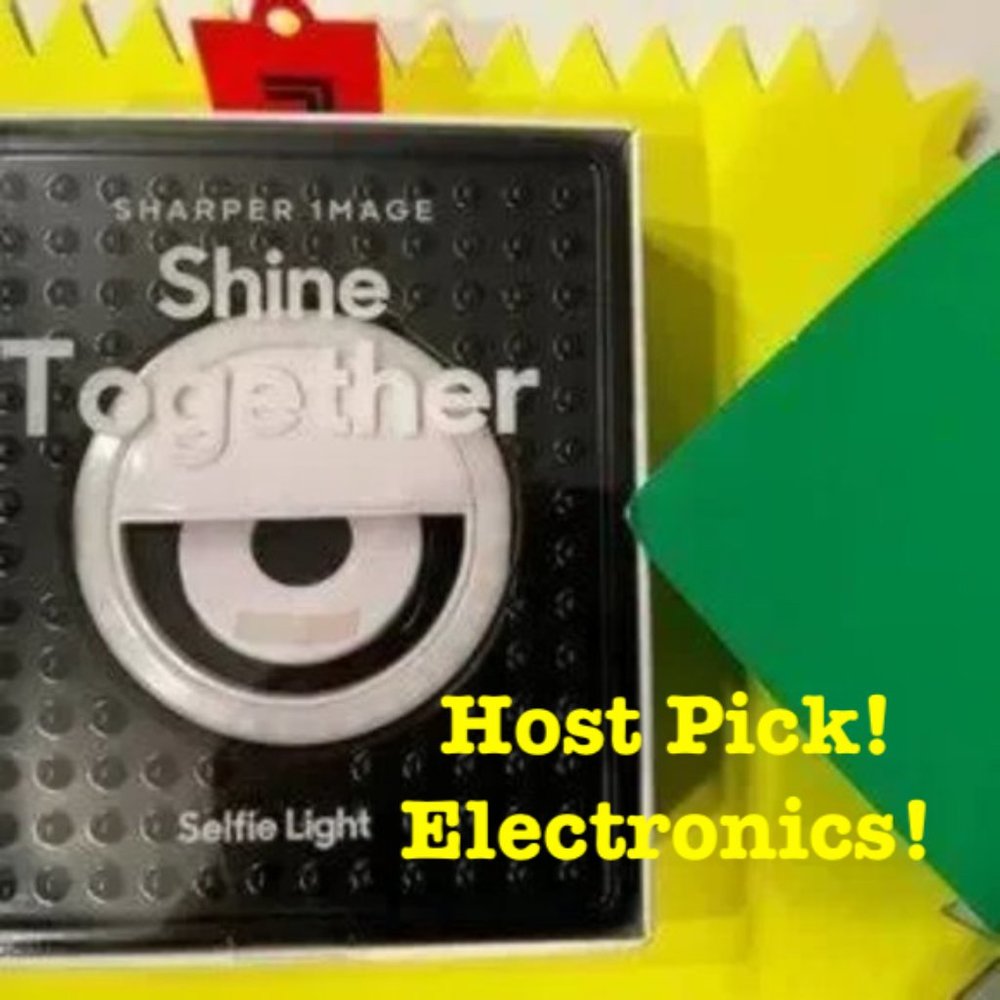 Sharper Image Selfie Light Rechargeable 3 Brightness Levels (NEW/e/x)